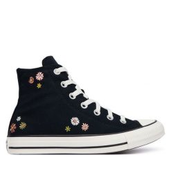 Trampki Converse. Czarne trampki Converse, bez wzorów, bez zapięcia. Za 379.99 zł.