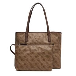 Torebka Guess. Brązowe shopper Guess, z aplikacjami, bez dodatków. Za 679.99 zł.
