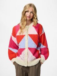 Pieces Kardigan w kolorze beżowo-różowym rozmiar: XL. Brązowe kardigany Pieces, xl, bez wzorów. Za 158.47 zł.