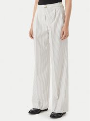 HUGO Spodnie materiałowe Hejuly 50559202 Biały Loose Fit. Białe spodnie materiałowe Hugo, bez wzorów, z materiału. Za 899.99 zł.