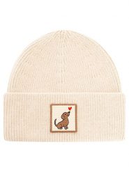 Zwillingsherz Czapka "Dachshund" w kolorze beżowym rozmiar: onesize. Brązowe czapki Zwillingsherz, bez wzorów, z materiału. Za 134.95 zł.