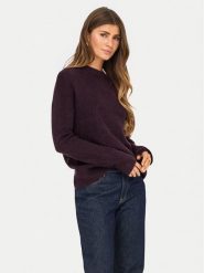 ONLY Sweter Camilla 15277080 Fioletowy Regular Fit. Fioletowe swetry Only, m, bez wzorów, z syntetyku, bez ramiączek. Za 139.99 zł.
