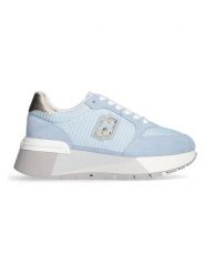 Liu Jo Sneakersy w kolorze błękitno-złotym rozmiar: 38. Niebieskie trampki Liu Jo, bez wzorów, z materiału, bez zapięcia. Za 315.50 zł.