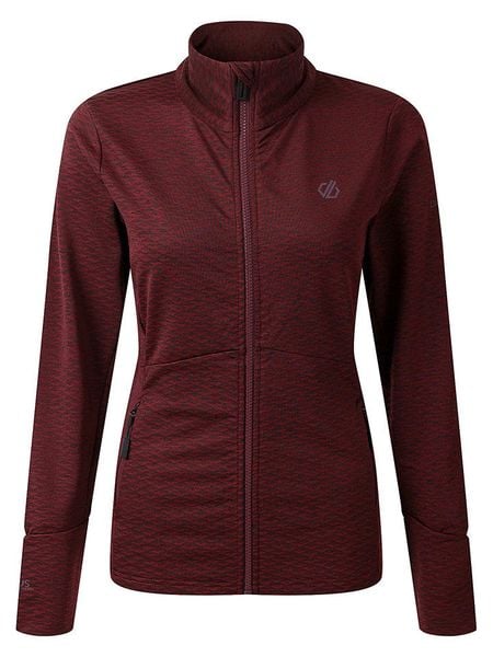 Dare 2b Kurtka funkcyjna "Elation IV" w kolorze bordowym rozmiar: 40. Czerwone kurtki sportowe Dare 2b, bez wzorów, z materiału, bez kaptura, outdoorowe. Za 192.79 zł.