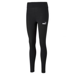 Damskie legginsy Essentials PUMA Black. Czarne legginsy Puma, l, bez wzorów. Za 163.00 zł.