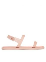 Calvin Klein Sandały Jelly Sandal Sling Mat Tran Tpu HW0HW02969 Beżowy. Brązowe sandały Calvin Klein, bez wzorów, z syntetyku, bez obcasa, na płaskiej podeszwie, bez zapięcia. Za 289.99 zł.