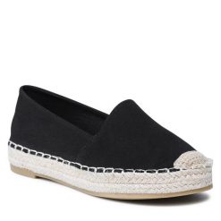 Espadryle Jenny Fairy. Czarne espadryle Jenny Fairy, bez wzorów, bez obcasa, bez zapięcia. Za 79.99 zł.
