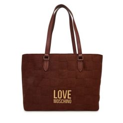 Torebka LOVE MOSCHINO. Brązowe torebki klasyczne Love Moschino, bez wzorów, bez dodatków. Za 1,099.00 zł.