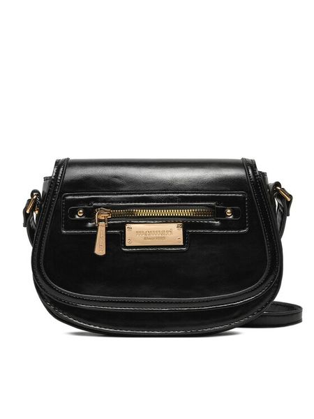 Monnari Torebka BAG5540 Czarny. Czarne listonoszki Monnari, bez wzorów, ze skóry, bez dodatków. Za 119.99 zł.