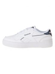 Reebok Skórzane sneakersy "Royal Techque" w kolorze biało-granatowym rozmiar: 38,5. Białe trampki Reebok, bez wzorów, bez zapięcia. Za 133.29 zł.