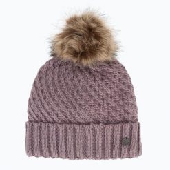 Czapka zimowa damska ROXY Blizzard Beanie. Brązowe czapki Roxy, bez wzorów, z dzianiny. Za 151.00 zł.
