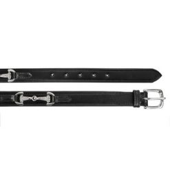 Pasek do spodni skórzany dla dorosłych EQ.QUEEN Bits. Czarne paski EQUESTRIAN QUEEN, bez wzorów, sportowe. Za 110.99 zł.