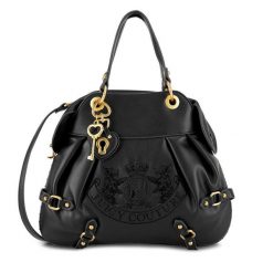 Torebka Juicy Couture. Czarne torebki klasyczne Juicy Couture, bez wzorów, bez dodatków. Za 429.99 zł.