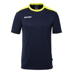 Koszulka Kempa Emotion 27. Niebieskie bluzki Kempa, m, bez wzorów, eleganckie, bez kołnierzyka, bez ramiączek. Za 139.00 zł.