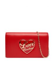 LOVE MOSCHINO Torebka JC4186PP1NLP0500 Czerwony. Czerwone torebki klasyczne Love Moschino, bez wzorów, ze skóry, bez dodatków. Za 749.99 zł.