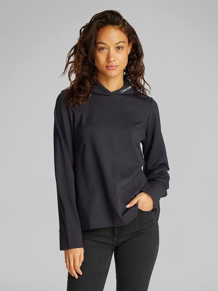 CALVIN KLEIN JEANS Bluza w kolorze czarnym rozmiar: S. Czarne bluzy Calvin Klein Jeans, s, bez wzorów, z jeansu, z kapturem. Za 148.61 zł.