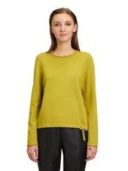 CARTOON Sweter w kolorze żółtozielonym rozmiar: 36. Zielone swetry Cartoon, bez wzorów, bez ramiączek. Za 69.99 zł.