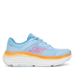 Buty do biegania Skechers. Niebieskie obuwie sportowe Skechers, bez zapięcia, do biegania. Za 309.99 zł.