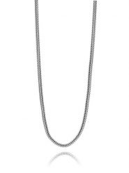 CHARM'S Srebrny naszyjnik - dł. 43 cm rozmiar: onesize. Szare naszyjniki CHARM'S, srebrne. Za 246.53 zł.