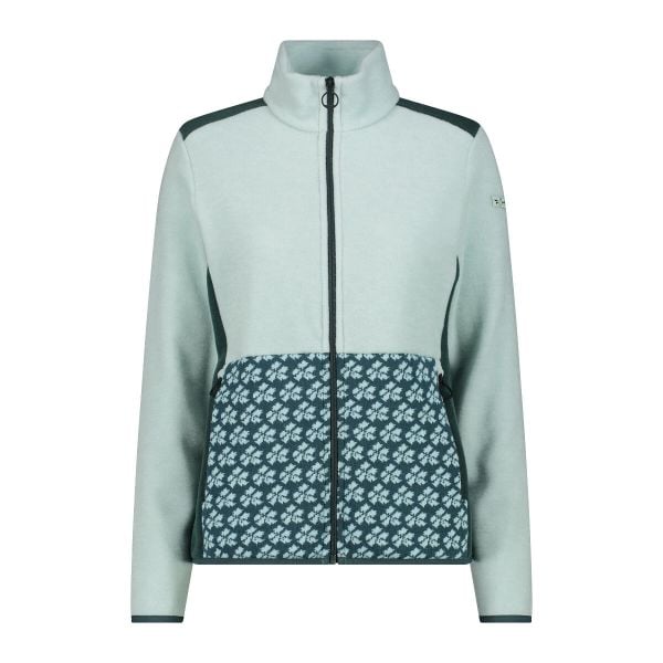 Damska polarowa rozpinana bluza CMP. Zielone bluzy CMP, s, z aplikacjami, z polaru, bez kaptura. Za 388.05 zł.