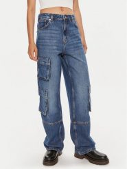 Hugo Jeansy Leni 50513698 Niebieski Loose Fit. Niebieskie jeansy Hugo, bez wzorów. Za 419.99 zł.