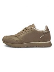 WODEN Sneakersy "Ydun Waterproof" w kolorze jasnobrązowym rozmiar: 38. Brązowe trampki Woden, bez wzorów, z materiału, bez zapięcia. Za 219.60 zł.