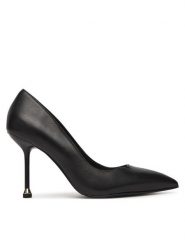 Liu Jo Szpilki Demi 04 SF5003 P0062 Czarny. Czarne szpilki Liu Jo, bez wzorów, ze skóry, bez obcasa, na szpilce, bez zapięcia. Za 759.99 zł.