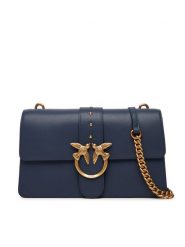 PINKO Torebka Love One Classic ST.CL Al 25-26 PLTT 105857 A0F1 Granatowy. Niebieskie listonoszki Pinko, bez wzorów, ze skóry, bez dodatków. Za 1,329.00 zł.