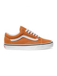 Vans Skórzane sneakersy "Old Skool" w kolorze pomarańczowym rozmiar: 36. Pomarańczowe trampki Vans, bez wzorów, bez zapięcia. Za 195.45 zł.