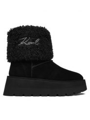 KARL LAGERFELD Śniegowce KL48653 Czarny. Czarne trapery i śniegowce KARL LAGERFELD, ze skóry. Za 1,109.00 zł.
