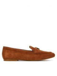 LAUREN RALPH LAUREN Lordsy 802946809014 Brązowy. Brązowe lordsy Lauren Ralph Lauren, bez wzorów, ze skóry, bez obcasa, bez zapięcia. Za 629.99 zł.