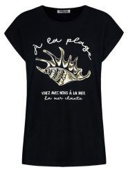 Sublevel Koszulka w kolorze czarnym rozmiar: M. Czarne bluzki Sublevel, m, bez wzorów, bez kołnierzyka, bez ramiączek. Za 43.99 zł.