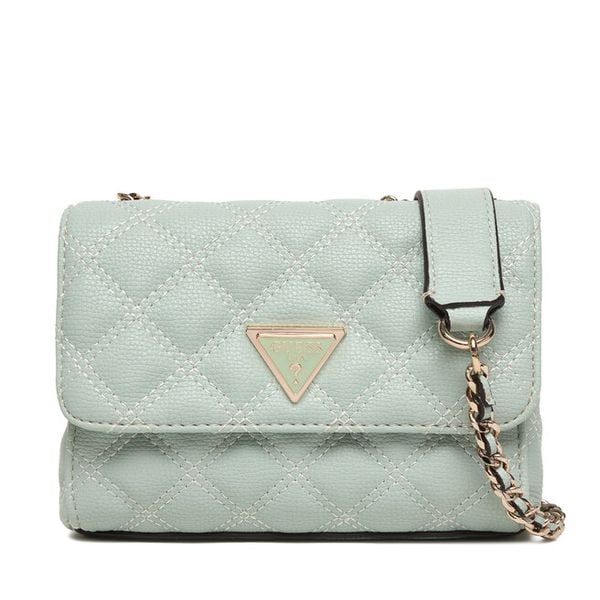 Torebka Guess. Zielone torebki klasyczne Guess, z aplikacjami, bez dodatków. Za 549.99 zł.