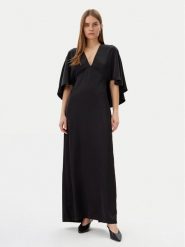 LOLA CASADEMUNT Sukienka wieczorowa MS2516014 Czarny Slim Fit. Czarne sukienki LOLA CASADEMUNT, m, bez wzorów, z syntetyku, wizytowe, bez kołnierzyka, bez ramiączek. Za 534.99 zł.