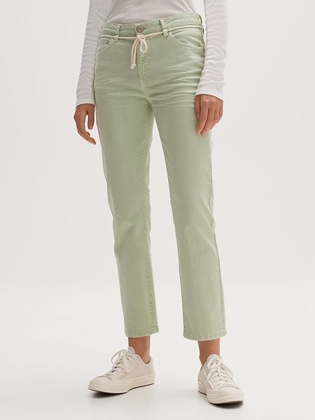 OPUS Dżinsy "Louis" - Regular fit - w kolorze jasnozielonym rozmiar: 44/L28. Zielone jeansy Opus, l, bez wzorów. Za 157.35 zł.