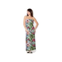 Sukienka CP-027 8. Sukienki Colour Pleasure, s, bez wzorów, z dzianiny, bez kołnierzyka, bez ramiączek, maxi. Za 169.00 zł.