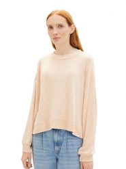 Tom Tailor Sweter w kolorze beżowym rozmiar: L. Brązowe swetry Tom Tailor, l, bez wzorów, bez ramiączek. Za 52.79 zł.