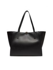 Calvin Klein Torebka Ck Narrate Shopper K60K612988 Czarny. Czarne shopper Calvin Klein, bez wzorów, ze skóry, bez dodatków. Za 599.99 zł.