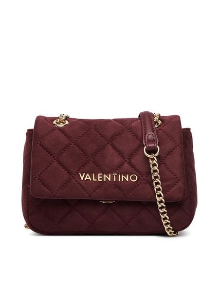 Valentino Torebka Ocarina VBSA9B05 Bordowy. Czerwone listonoszki Valentino, bez wzorów, ze skóry, bez dodatków. Za 589.99 zł.