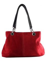 ORE10 Skórzana torebka w kolorze czerwonym - 32 x 20 x 14 cm rozmiar: onesize. Czerwone torebki klasyczne ORE10, bez wzorów, z materiału, bez dodatków. Za 96.60 zł.