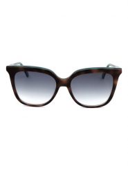 Longchamp Damskie okulary przeciwsłoneczne w kolorze brązowo-niebieskim rozmiar: 53. Brązowe okulary przeciwsłoneczne Longchamp, bez wzorów, z tworzywa sztucznego. Za 204.95 zł.