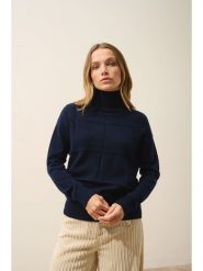 Just Cashmere Kaszmirowy golf "Loralia" w kolorze granatowym rozmiar: L. Niebieskie golfy Just Cashmere, l, bez wzorów, z kaszmiru, bez ramiączek. Za 357.45 zł.