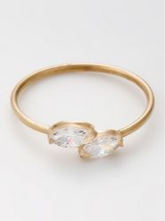 OR ÉCLAT Złoty pierścionek "Fiona" z cyrkoniami rozmiar: 58. Żółte pierścionki OR ÉCLAT, z cyrkonią, złote. Za 391.99 zł.