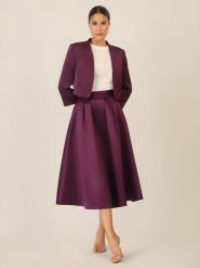 APART Bolerko w kolorze fioletowym rozmiar: 34. Różowe swetry Apart, bez wzorów, bez ramiączek. Za 152.99 zł.