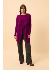 Just Cashmere Kaszmirowy kardigan "Brooke" w kolorze fioletowym rozmiar: XL. Różowe kardigany Just Cashmere, xl, bez wzorów, z kaszmiru. Za 478.62 zł.