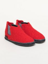 Kitz-pichler Kapcie w kolorze czerwonym rozmiar: 28. Czerwone obuwie domowe Kitz pichler, bez wzorów, z materiału, bez zapięcia. Za 130.99 zł.