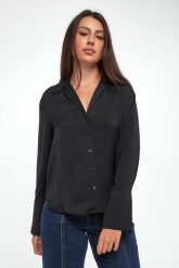 Koszula damska satynowa DKNY. Koszule DKNY, s, bez wzorów, z satyny, bez kołnierzyka, bez ramiączek. Za 439.00 zł.