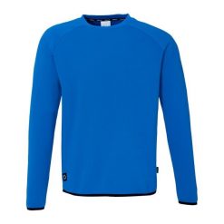 Bluza Uhlsport ID. Niebieskie bluzy Uhlsport, na zimę, xl, bez wzorów, z materiału, bez kaptura. Za 248.55 zł.