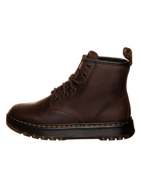 Dr. Martens Skórzane botki "Brookline Chukka" w kolorze brązowym rozmiar: 45. Brązowe botki Dr. Martens, bez wzorów, bez obcasa, bez zapięcia. Za 403.69 zł.