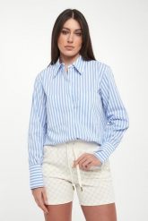 Koszula damska w paski Becca JOOP!. Koszule Joop!, m, bez wzorów, bez kołnierzyka, bez ramiączek. Za 669.00 zł.